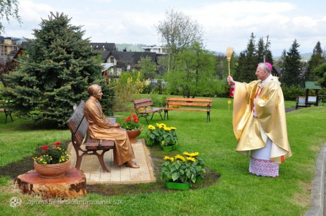Zakopane - Poświęcenie figury św. Urszuli